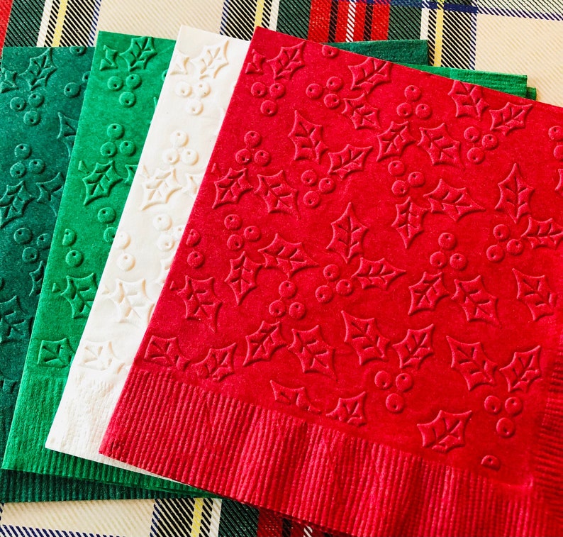 piknwildflowers Embossed Paper Napkin - Thumbnail 2