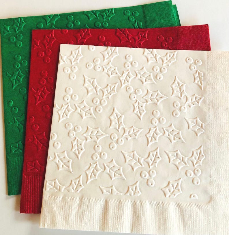 piknwildflowers Embossed Paper Napkin - Thumbnail 4