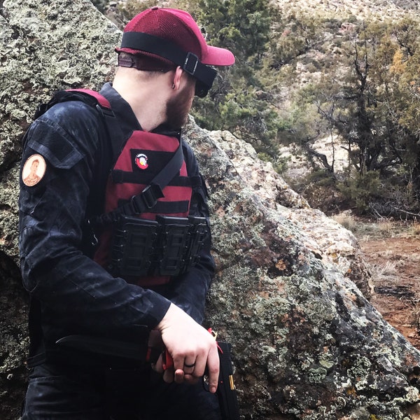 Custom Color Cordura Tactical Plate Carrier Airsoft