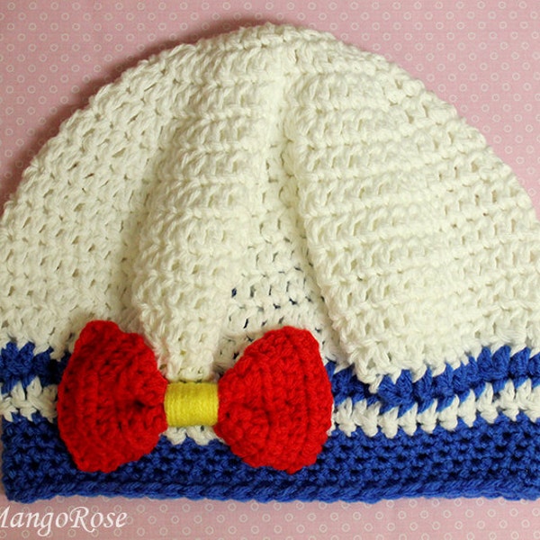 Crochet Sailor Hat Etsy