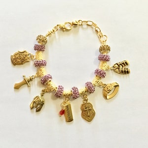 Purple Gold Gods Armor Bracelet