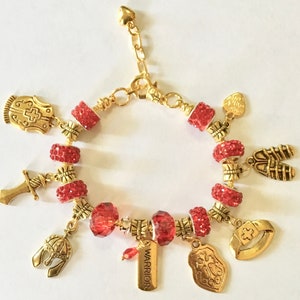 Red Armor of God Bracelet