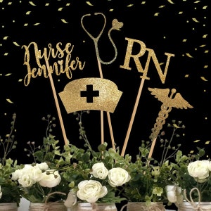 Nurse Graduation centerpiece sticks, Graduation Centerpiece, Graduation Table Decor,  Centerpiece, Graduation Party, 2025