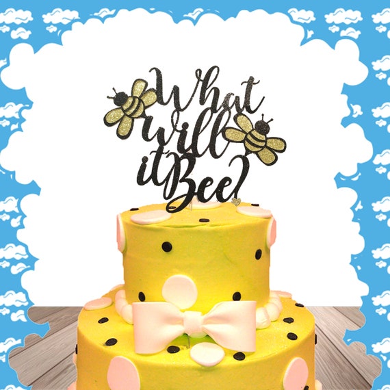 What Will Baby Bee Cake Topper Mommy To Bee Bee Cake Etsy