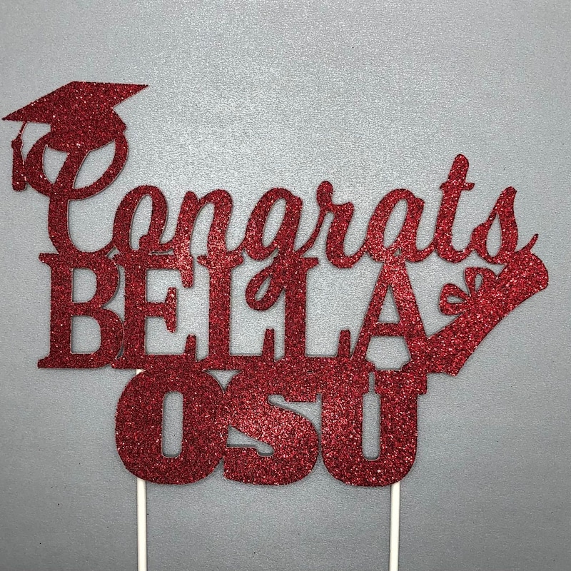 Graduation Initial Graduation Initial Centerpiece - Etsy