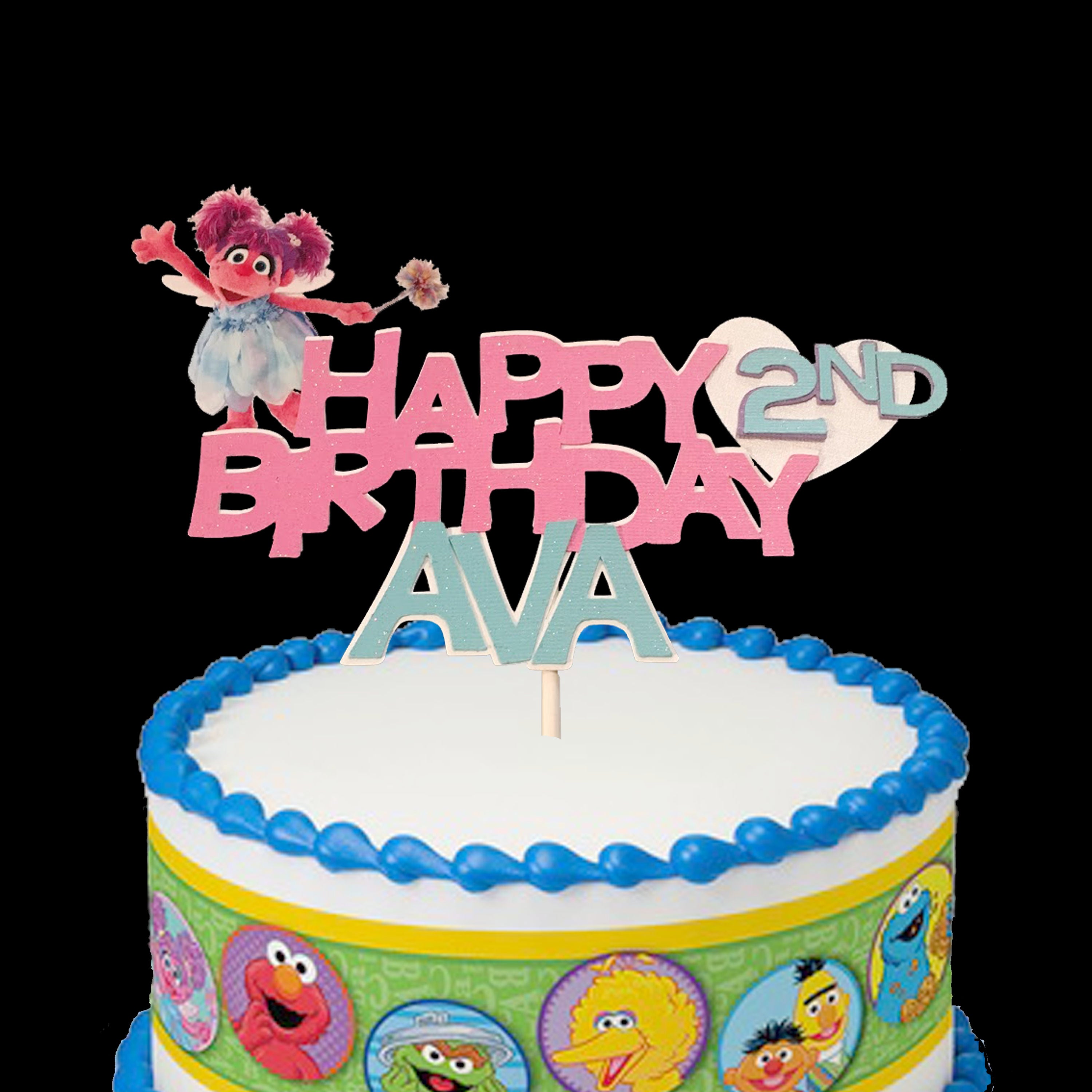 Abby Cadabby Birthday Cake Topper Abby Cadabby Cake topper Etsy