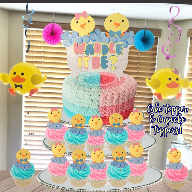 Waddle It BeWaddle Be Cake TopperWaddle Cupcake Waddle It BeWaddle Be Cake TopperWaddle Cupcake