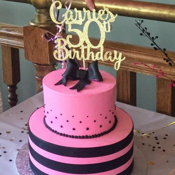 Set di 6 decorazioni dorate per torta di compleanno, glitter su entrambi i lati, decorazioni per torte in acrilico, decorazioni di compleanno per bambini o adulti