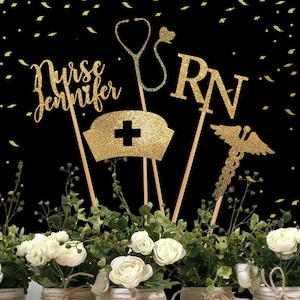 Nurse Graduation centerpiece sticks, Graduation Centerpiece, Graduation Table Décor,  Centerpiece, Graduation Party, 2022