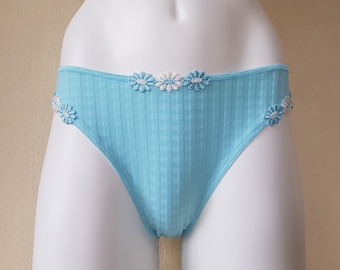 Marie Jo Avero Vintage brief, blue panty Knickers Size M