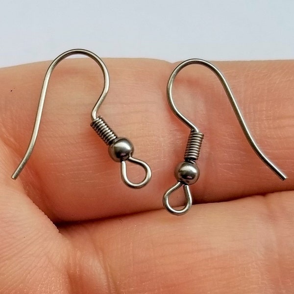 Hypoallergenic Surgical Stainless Steel Stud Earrings hooks, Blank Earring hooks, DIY Earrings, DIY Jewelry