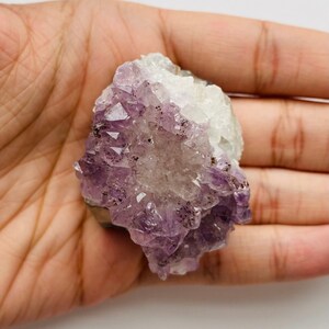 Große rohe Amethyst Kristall Cluster Stein, ein von einer Art Kristall-Cluster, einzigartige Rohsteine, lila Amethyst Kristall Exemplar