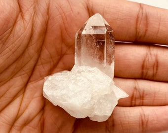 Genuine Clear Crystal Quartz Cluster Points, Large White Raw Crystal Points, Raw Quartz Crystals, Clear Raw Mineral Specimen, Home Decor A