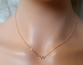 14k Gold Filled Necklace, 16, 17, 18, 19, 20 inch Gold Necklace Chain, Gold Filled Chain, Gold Chain, Jewelry Supplies, 14k gold Chain