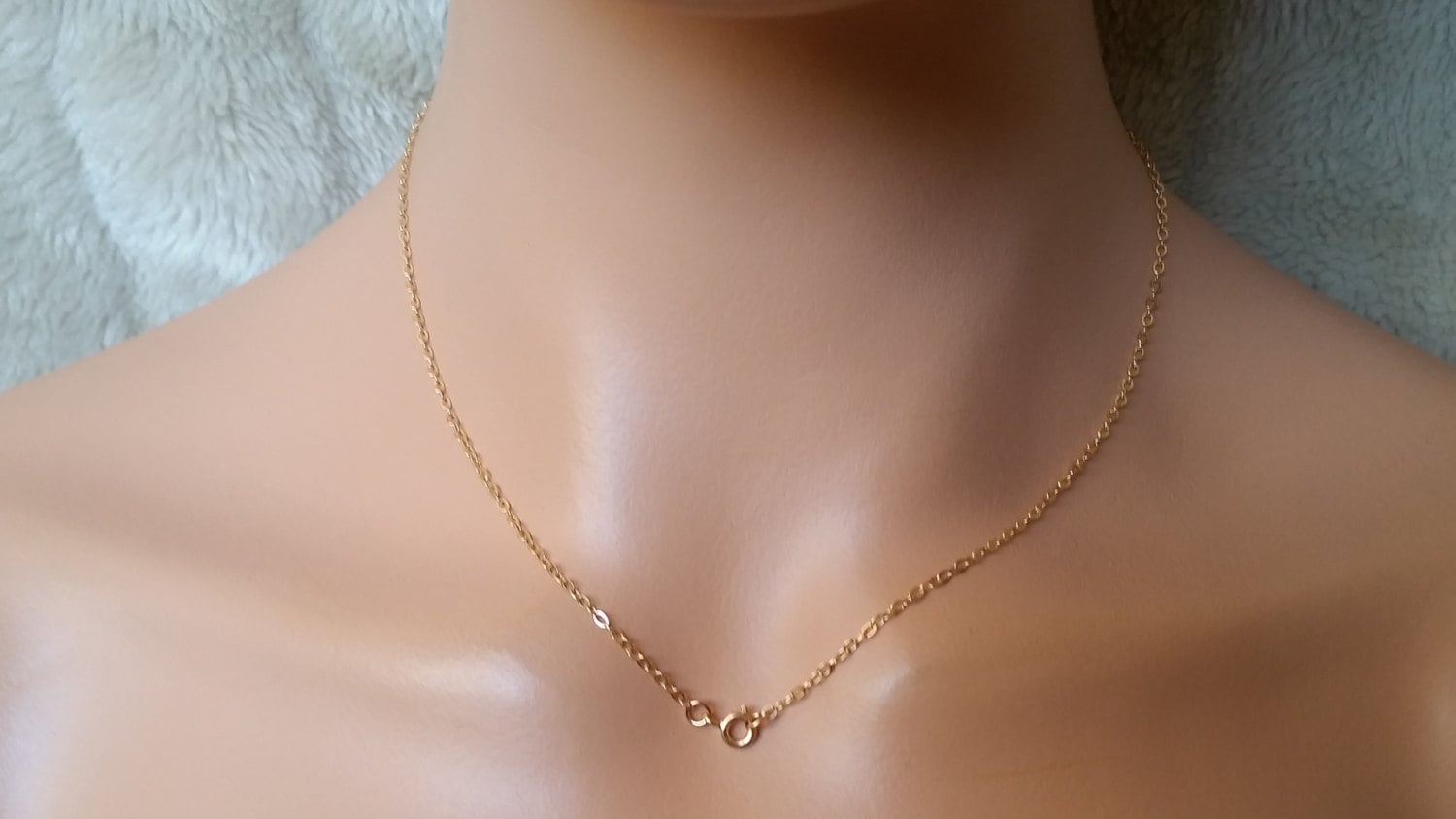 Crystal White 17 Necklace 14k Yellow Gold Crystal White 17 Necklace 14k Yellow Gold