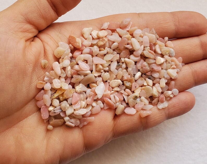 450 Small Pink Opal Stones Genuine Raw Tiny Gemstone Rocks - Etsy