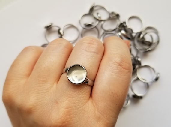 Stainless steel ring blanks best sale