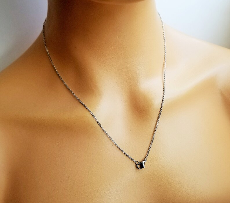 Silver Hypoallergenic Non Tarnish Surgical Stainless Steel Etsy