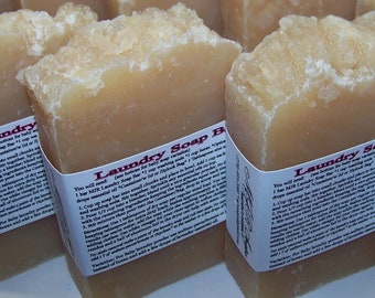 Laundry Bar Soap: Unscented, DIY Laundry Powder, Natural Ingredients