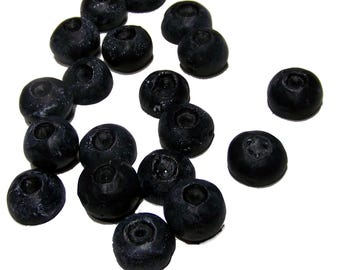 Blueberry Soaps (20 per set-for soap toppers) by MJR Soaps
