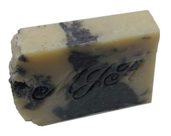 Unscented Activated Charcoal Soap-Palm Free, Natural & Organic by MJR Soaps
