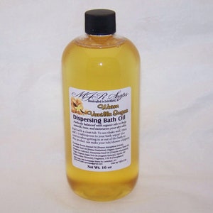 Custom Scented Disbursing Bath Oil 16 oz-NO Hard Oils for a fabulous Spa Bath Experience! by MJR Soaps