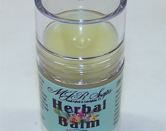Herbal Balm-1 oz Stick Palm Free, Natural & Organic by MJR Soaps