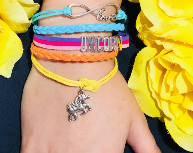 Infinity Love Unicorn, Love Infinity Unicorn, Unicorn Wrap Bracelet, Infinity Wrap Bracelet, Women Infinity Bracelet, handmade Bracelet