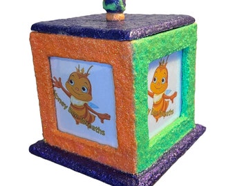 Heart Keepsake Box, Owl Bank, Picture Keepsake Box, Jewelry Box, Heart Storage Box