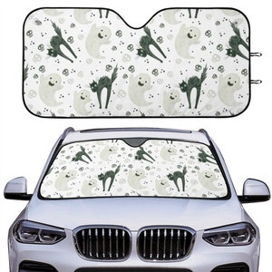 Black cat car sunshade - .de