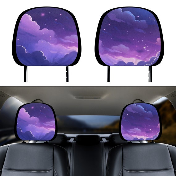 Lila Wolke Sternenhimmel Auto Sitzbezug Set Kawaii violett -  Österreich