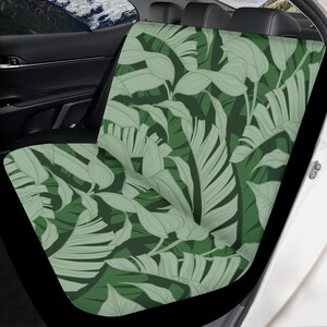 Culture in Nature Green Leaf Car Seat Belt Cover 7''x12.6'' (Pack of 2)