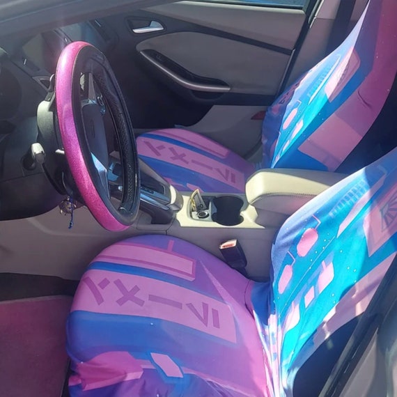 Neon car seat sale covers