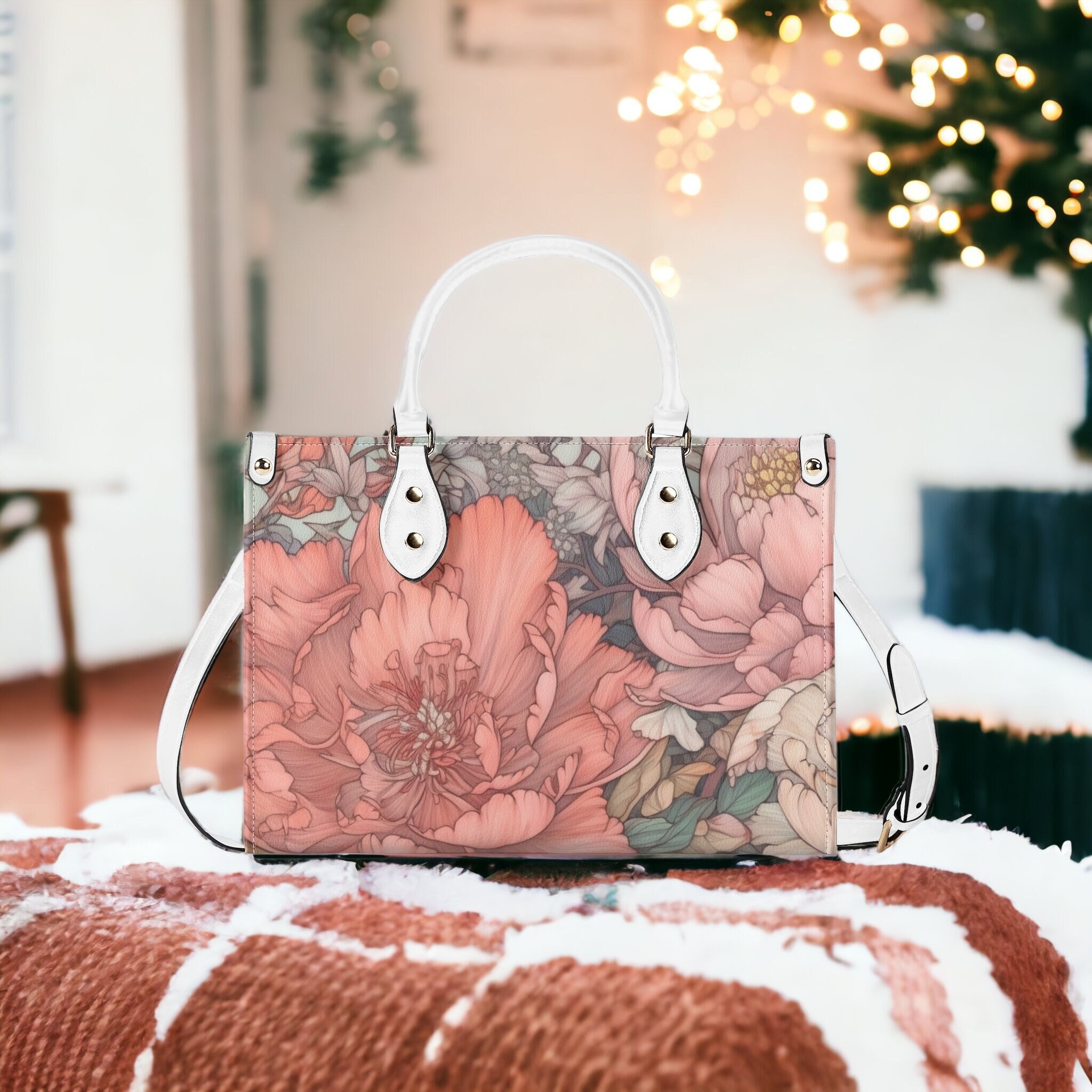 Peony studded shoulder bag sale