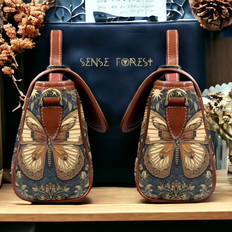 Retro Boho Cottagecore Canvas Doctor Bag and Wallet Gift Set, Mystical