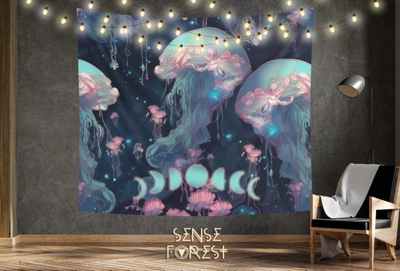 Jellyfish forest tapestry new arrivals