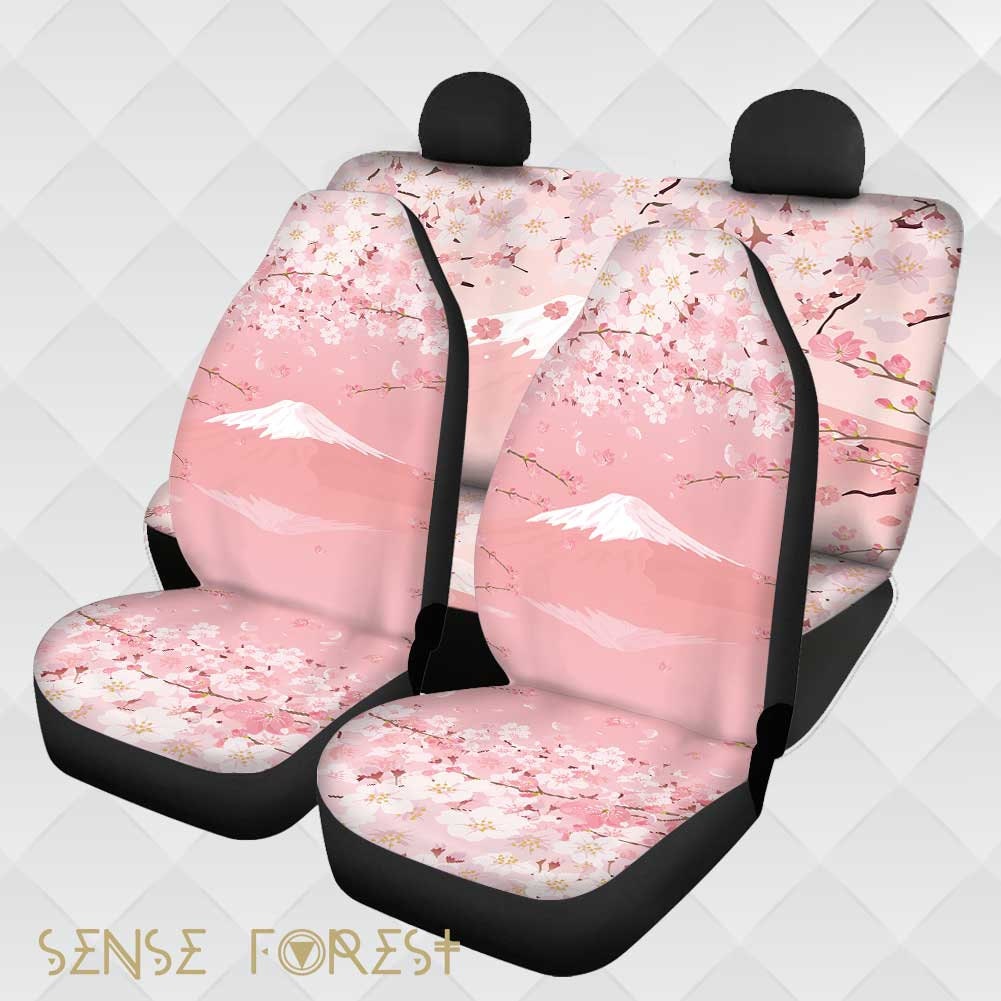Buy Kawaii Pink Japanese Mt Fuji Car Seat Covers, Cute Cherry