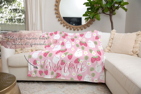 Kawaii throw blanket new arrivals