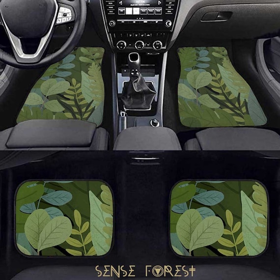 Kawaii Green Leaves Car Accessories Cute Car Etsy