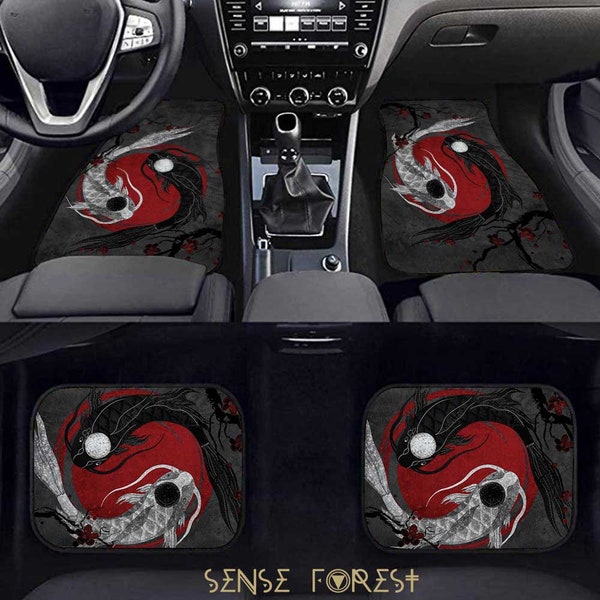 Koi Fish Car Floor Mats Etsy