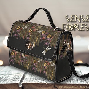 Niedliche Hippie Hippies Crossed Body Handtasche, Goth Tasche, Hippies boho Geschenk, Kleine Handtasche, Häkelblume, Häkelblume, Festival Tasche