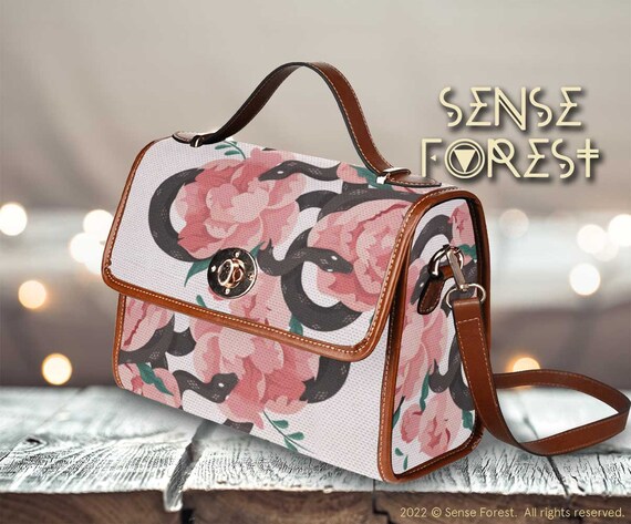 Pink snake purse cheap