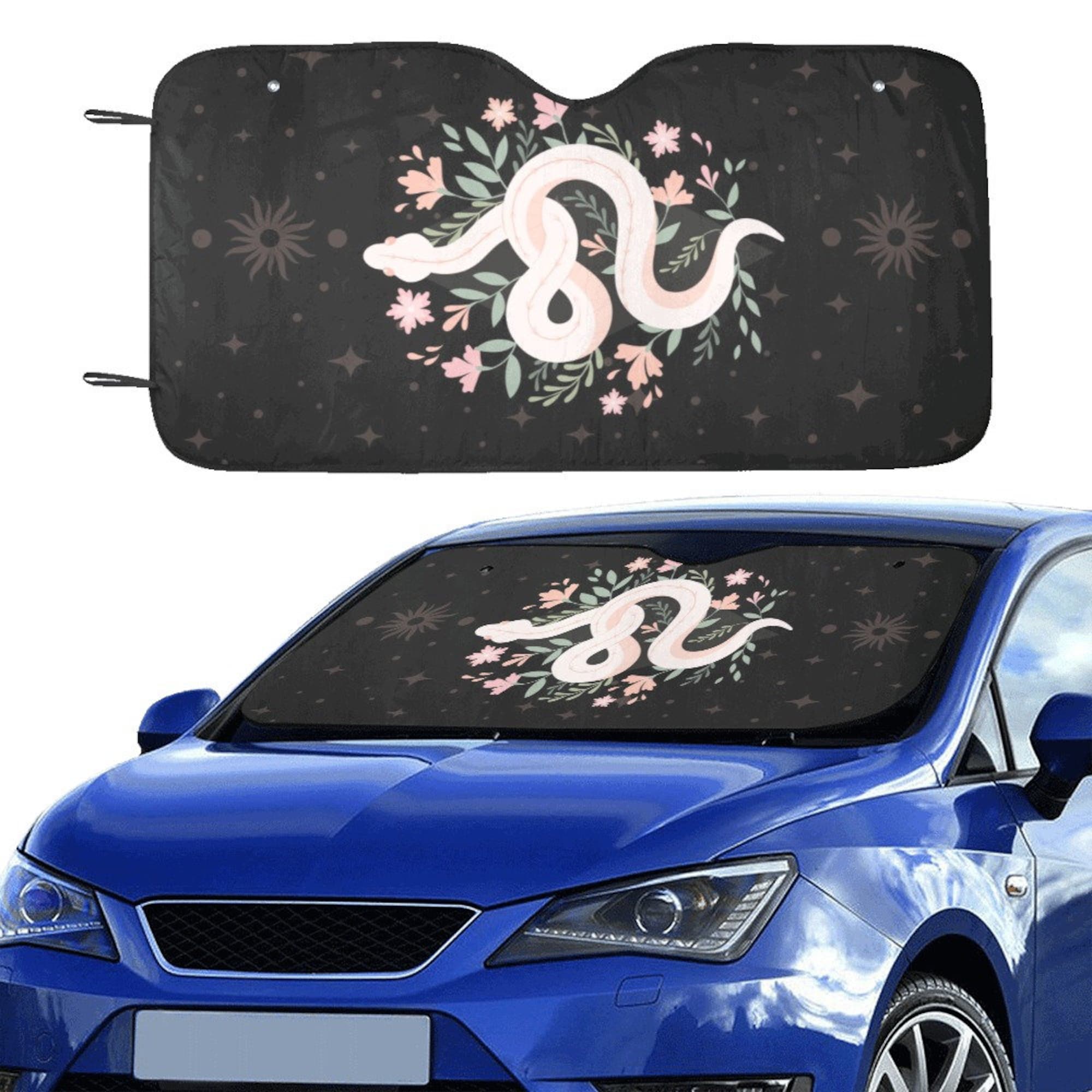 Discover Boho Snake ritual Car sunshade for windshield
