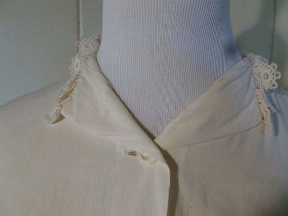 1970s Vintage off-white Blouse - image 3