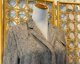 【そら】Prada Sport Tweed Jacket PRADA SPORT – Multicolored Tweed Mid-length Coat - Etsy