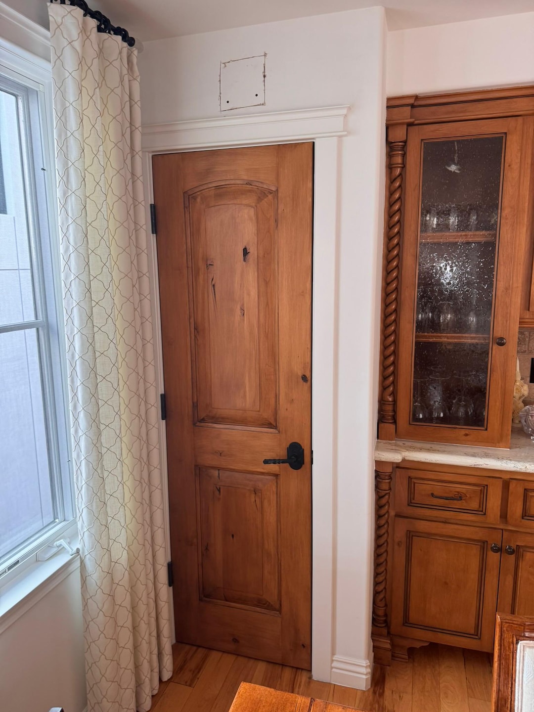 Solid Wood Knotty Alder Interior Door With Iron Hardware - Etsy
