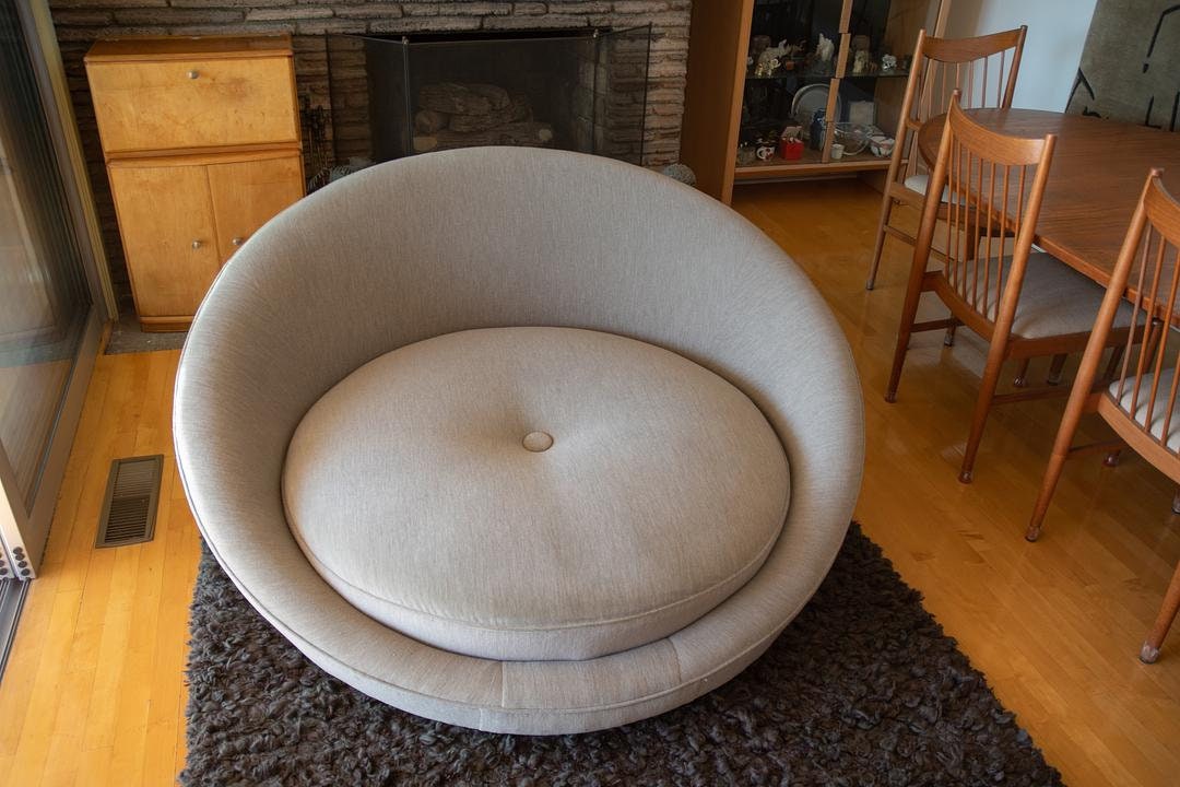 Milo Baughman Satellite Chaise Lounge Etsy
