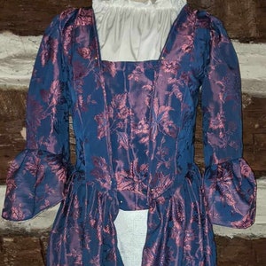 18 Th century Sacque Back Gown