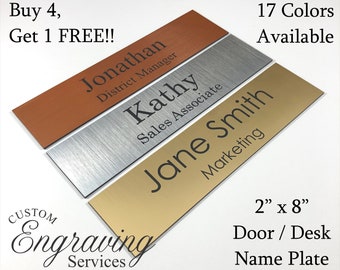 Office Name Plate Etsy