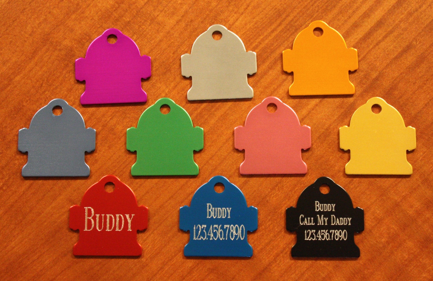 PET Supplies Quality Custom Engraved Fire HYDRANT Tag Pet ID Identification With Free Shipping. Dog Cat. buy 3 Get 1 Free Etsy